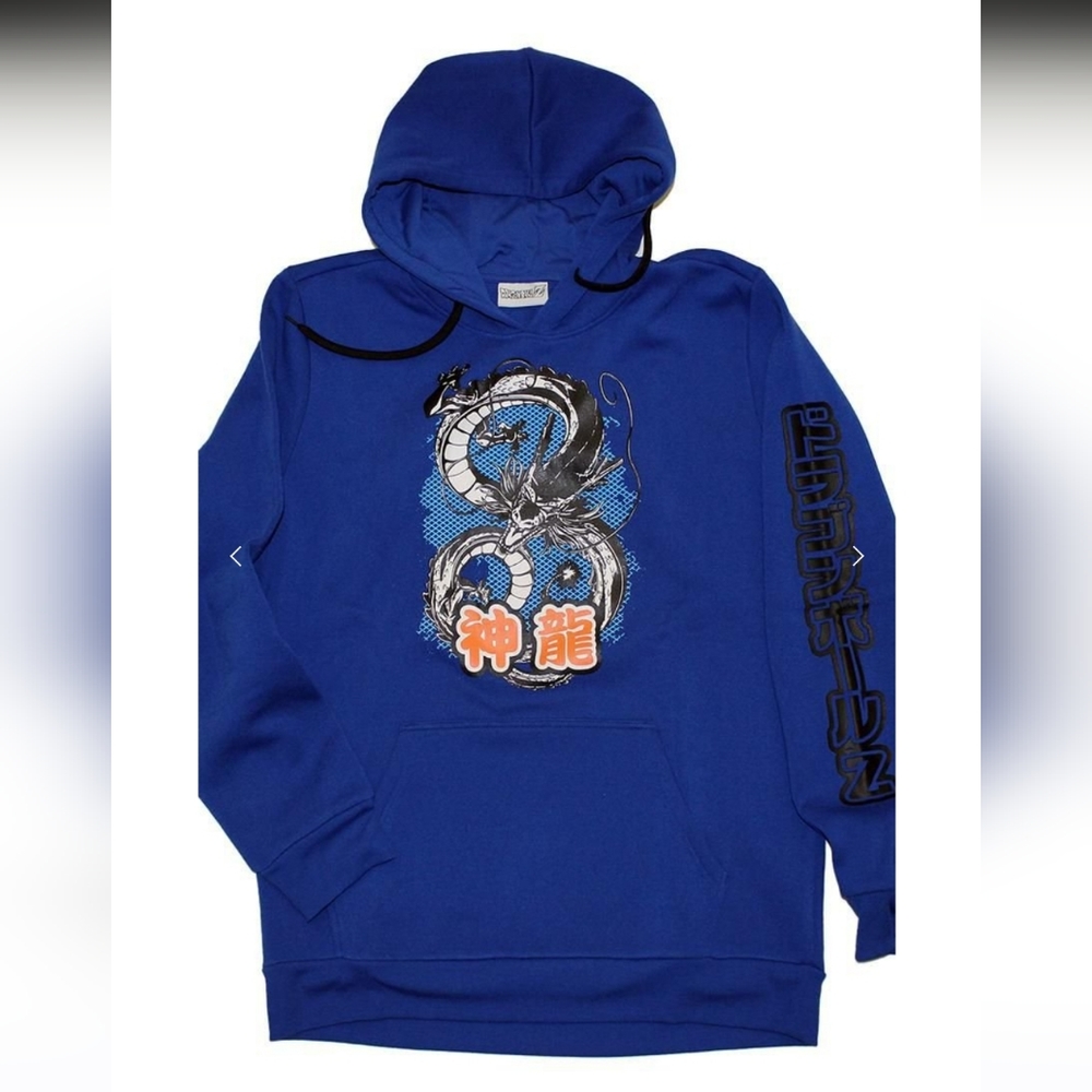 Mens Licensed Dragonball Z Blue Hoodie Size Small